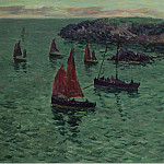 The Sea with Pinnaces, 1897, Henry Moret