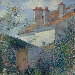 The Houses at Pontoise, 1878, Camille Pissarro