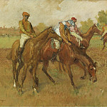 Before the Race, 1882-88, Edgar Degas