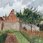 The Garden at Eragny, 1899, Камиль Писсарро