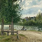 Sotheby’s - Camille Pissarro - The Banks of the Oise at Pontoise, 1868-70