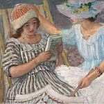 Marthe and Nono, 1917, Henri Lebasque