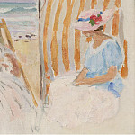 Two Young Women on the Beach of Saint-Jean-de-Monts, Henri Lebasque