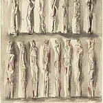 часть 3 - европейского искусства Европейская живопись - Henry Moore Standing figures 28480 20
