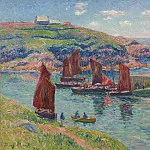 часть 3 - европейского искусства Европейская живопись - Henry Moret Basse mer Cote de Bretagne 28482 20