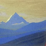 Гималаи #99 Одинокая вершина на рассвете