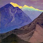 Рерих Н.К. (Часть 4) - Тибет #30 Тибет (Темные вершины. Вечер)