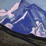 Гималаи #74 Вершины на бирюзовом небе