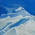 Рерих Н.К. (Часть 4) - Гималаи #85 Снежные вершины на фоне голубого неба