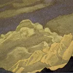 Рерих Н.К. (Часть 4) - Гималаи #124 Гималаи (Облака над вершиной)
