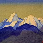 Гималаи #87 Вершины, озаренные солнцем