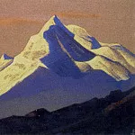 Гималаи #62 Снега, сияющие на гаснущем небе