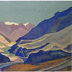 Рерих Н.К. (Часть 4) - Гималаи #166 Река, вьющаяся между гор