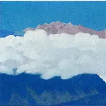 Cloud on the summits. Himalaya
