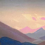 Himalayas # 88 Mountains at sunset