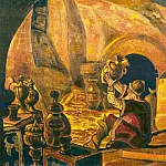 The Miserly knight. Set Design # 7, Roerich N.K. (Part 2)