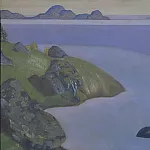 Rocky sea shore, Roerich N.K. (Part 2)