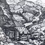 Mill in the mountains , Roerich N.K. (Part 2)