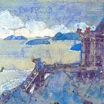 Рерих Н.К. (Часть 2) - Замок у моря (набросок к картине «Варяжское море»)