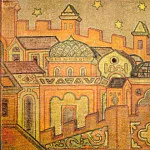 Эскиз мозаичного панно для памятника А.И.Куинджи 