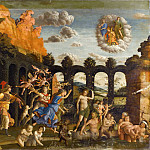 Minerva hunting the Vices in the gardens of Virture, Andrea Mantegna