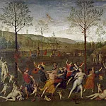 часть 1 Лувр - Перуджино, Пьетро (1450 Читта делла Пьеве - 1523 Перуджа) -- Битва Любви и Целомудрия