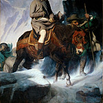 Наполеон, пересекающий Альпы, Поль Деларош