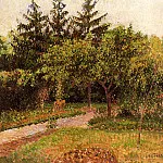 Camille Pissarro - The Garden at Eragny. (1895)