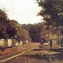 Camille Pissarro - Landscape, Varenne-Saint-Hilaire. (1864-65)