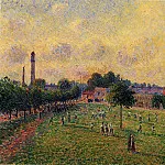 Камиль Писсарро - Сады в Кью (1892)