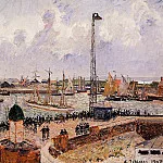 Камиль Писсарро - Внутренняя гавань, Гавр 1903