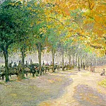 Camille Pissarro - Pissarro Hyde Park, London, 1890, soaked color on paper laid