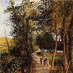 Камиль Писсарро - Дорога в Берневале-Пти (1900)