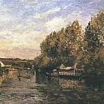 Камиль Писсарро - Лягушатник в Буживале (1869)
