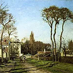 Камиль Писсарро - Въезд в деревню Вуазен (1872)