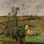 Камиль Писсарро - Окраина селения Шу у Понтуаза (1892)