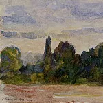 Камиль Писсарро - Деревья, Эраньи (1890)