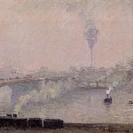 Камиль Писсарро - Руан, впечатление от тумана (1898)