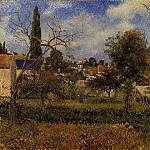 Camille Pissarro - Kitchen Gardens, Pontoise. (1881)