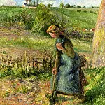 Камиль Писсарро - Женщина с лопатой (1883)