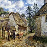 Камиль Писсарро - Улочка в Овере (1880)