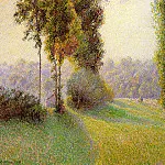 Камиль Писсарро - Закат в Сен-Шарле, Эраньи 1891