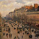 Камиль Писсарро - Бульвар Монмартр - После полудня, солнечный свет (1897)