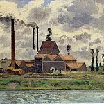 Камиль Писсарро - Заводик (1873)