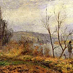 Камиль Писсарро - Берега Уазы у Понтуаза (1878)