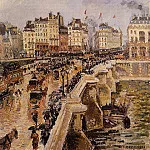 Камиль Писсарро - Мост Пон-Нёф - Дождливый день (1901)