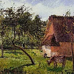 Камиль Писсарро - Поле в Варанжвиле (1899)