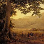 Камиль Писсарро - Антильский пейзаж, остров Сен-Тома (1856)