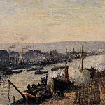 Камиль Писсарро - Руанский порт, Сен-Север (1896)