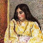 Camille Pissarro - Portrait of Jeanne. (1893)